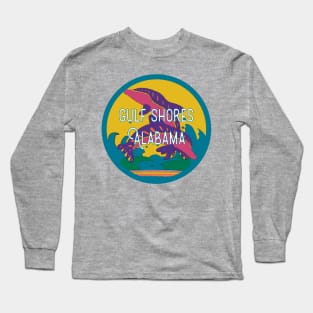 Gulf Shores Vintage Decal Long Sleeve T-Shirt